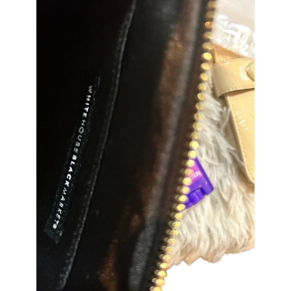 White House Black Market Floral‎ Studded Embellished Pouch Clutch - Picture 7 of 7